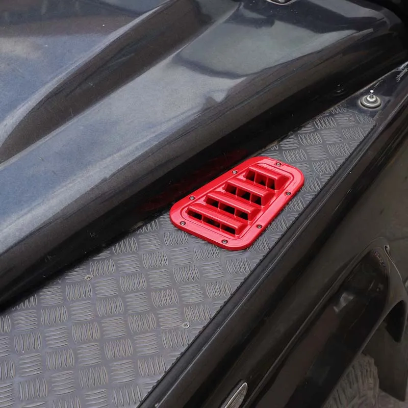 1 paar Auto Vorne Motorhaube Motorhaube Vents Haube Air Outlet Trim Abdeckung Für Land Rover Defender 90 110 130 2004-2019 Auto Zubehör – Detail 10