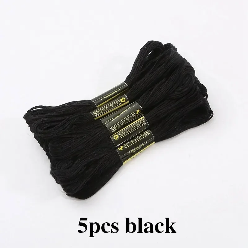 5/8/50/100 Stück Mix Farben Stickgarn Baumwolle Nähen Stränge Regenbogen Baumwolle & Seide Stickgarne für DIY Armbandherstellung