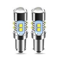 2 uds Led H21W BAY9s 120 lente de progreso bombillas Led para luces de respaldo o estacionamiento o lámpara de esquina de giro indicadora 12V blanco 6000k
