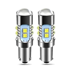 2pcs Led H21W BAY9s 120 degress Lens Led bulbs For Backup or Parking Lights or Indicator Turn Corner Lamp 12V white 6000k