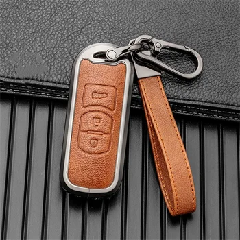 Auto Schlüssel Fall Abdeckung Schlüssel Tasche Für mazda 2 3 5 6 gh gj cx3 cx5 cx9 cx-5 cx 2020 Zubehör Halter Shell schützen Set Auto-Styling
