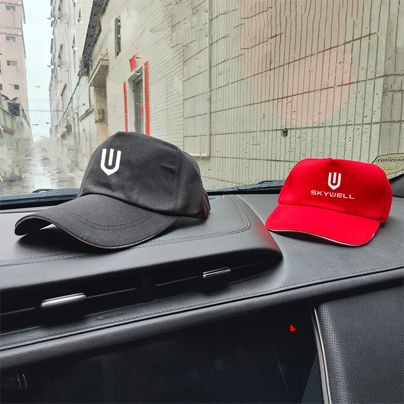 Auto Outdoor Car Baseball Cap Sunhat Car Hats For Skyworth HT-i EV6 SKYWELL ET5 DAYUN M1 2022 2023 2024 Car Styling Accessories