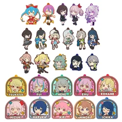 SEKAI PROJECT Anime Game Rui Tsukasa EMU Ena Kohane Nene Saki Shiho Ichika Airi Minori Haruka Mizuki PJSK PVC Keychain