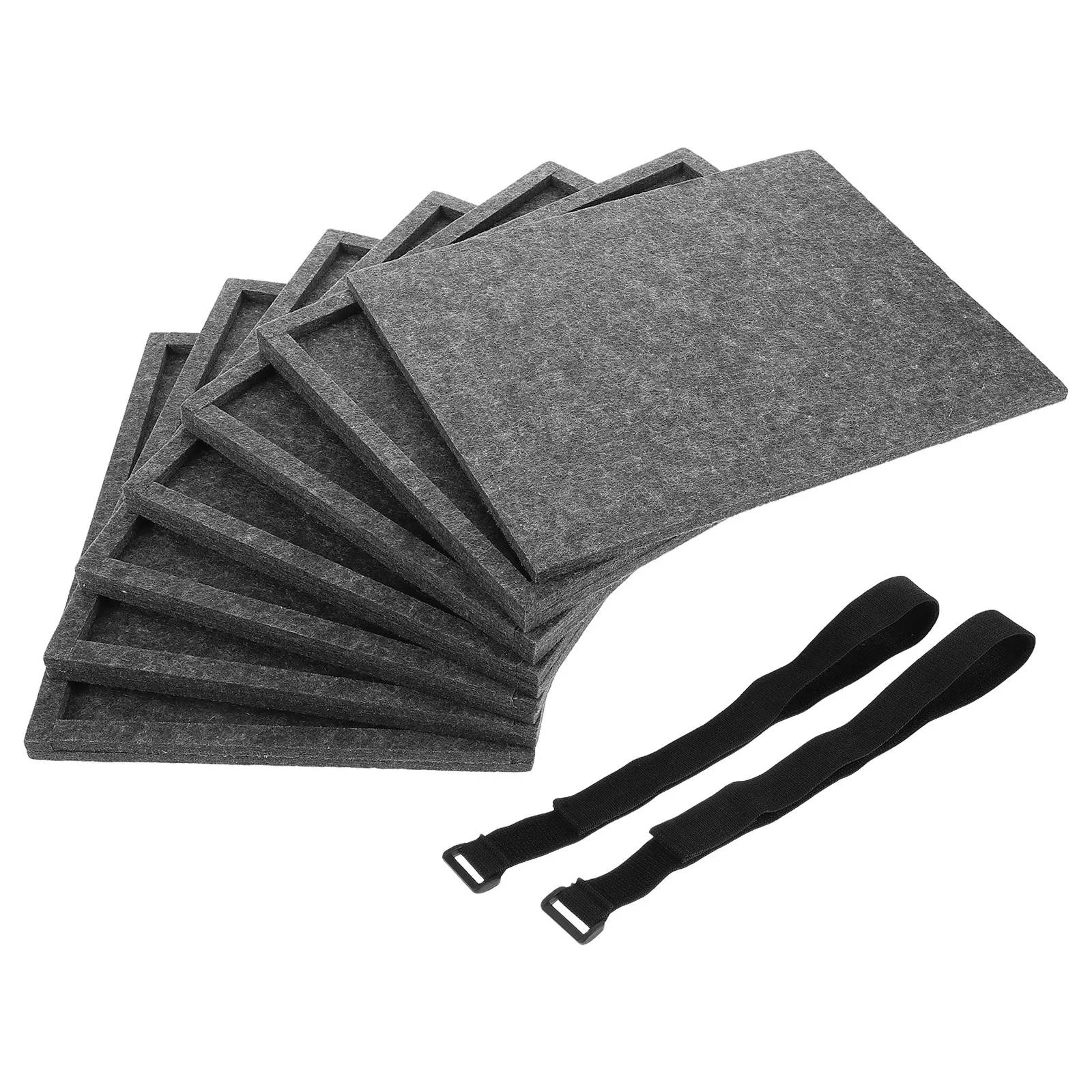 6Pcs Stackable Felt Puzzle Sorting Trays Organizer with Soft Partitions Large Capacity Puzzle Piece Sorter for Storage