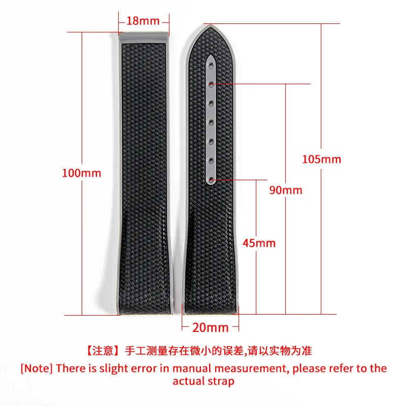 Para Omega × Swatch co-branded Planet Snoopy MoonSwatch Speedmaster correa de reloj de goma curvada pulsera de 20mm