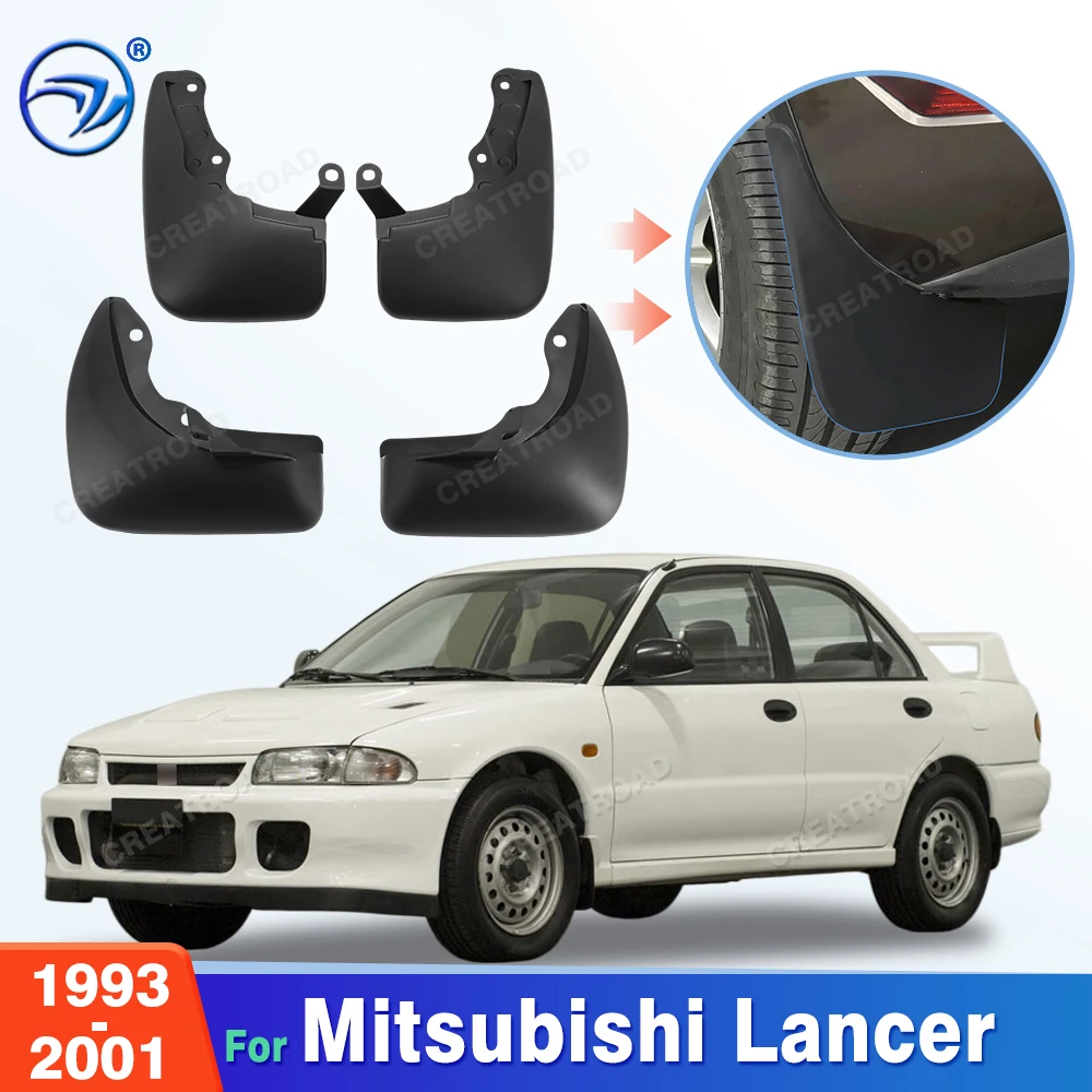 

For Mitsubishi Lancer 1993-2001 1996 1997 1998 1999 2000 Fender Mudflaps Splash Guards Mudguards Mud Flaps Car Accessories