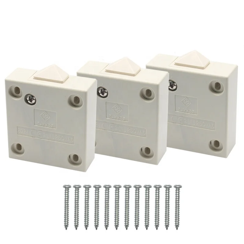 202 Interruptor de luz momentáneo normalmente cerrado para puerta de armario y armario