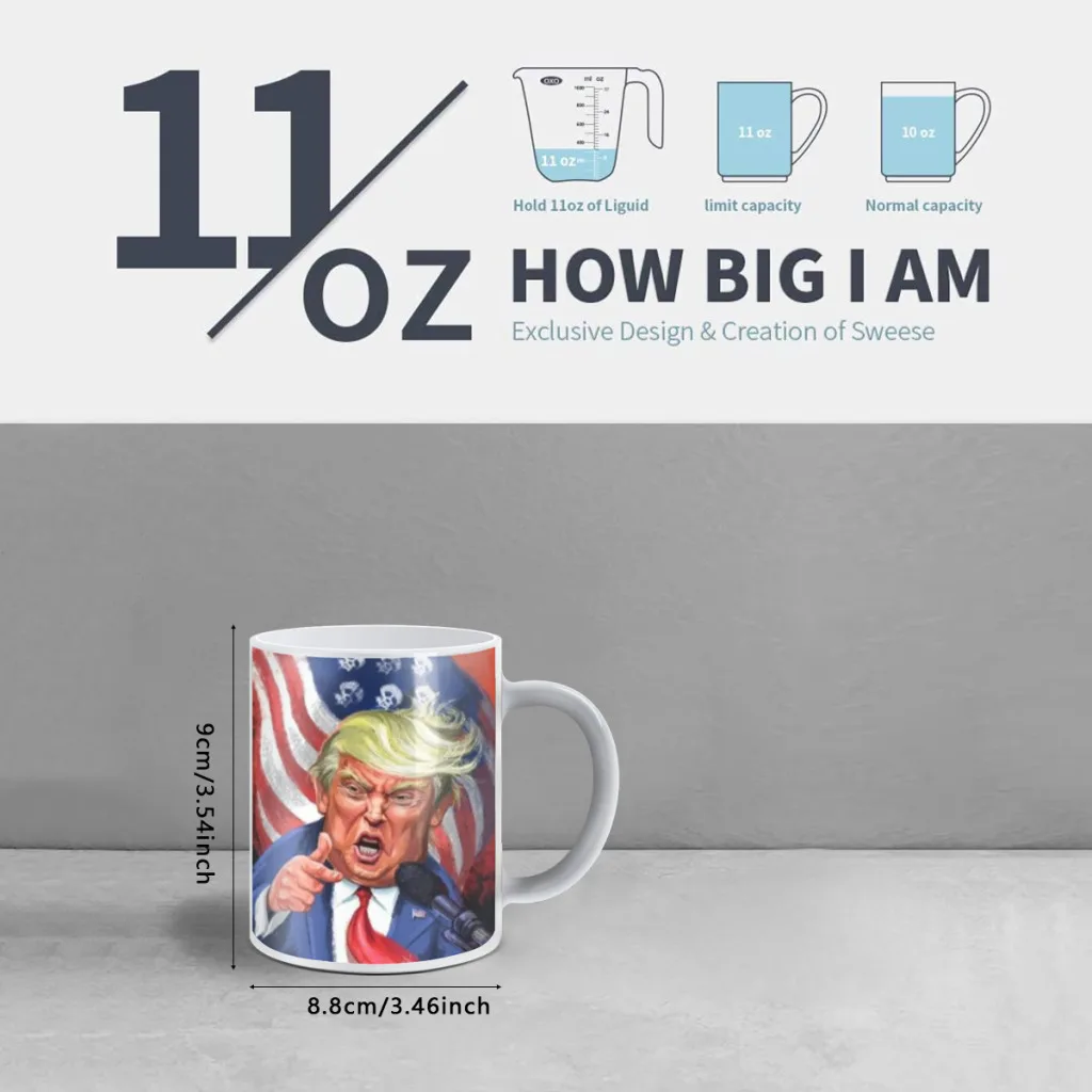 USA Trump Expressions Free shipping Mug Changing Color Ceramic Coffee Mugs Magic Tea Cup Best Gift For Your Friends