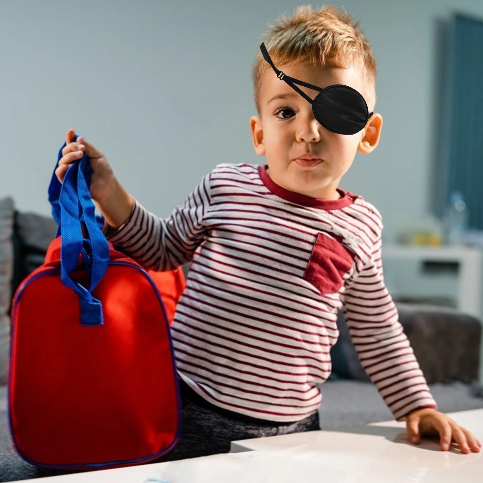 

Silk Eye Mask Masquerade Patch Pirate Strabismus Correction Cover s