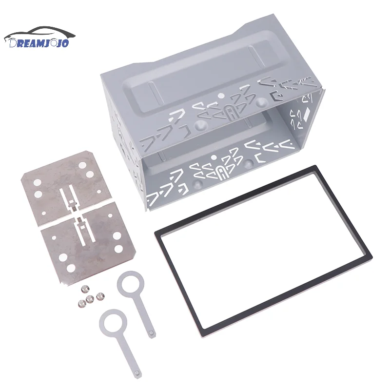 Auto Panel Audio Dash Mount Kit Box Fittings Kit Universal Radio Head Unit Installation Frame