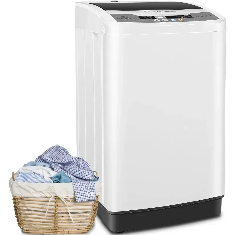 Portable Washing Machine, 20Lbs Capacity Full-Automatic Portable Washer, 2.8Cu.ft Washer and Dryer Combo with Drain Customized
