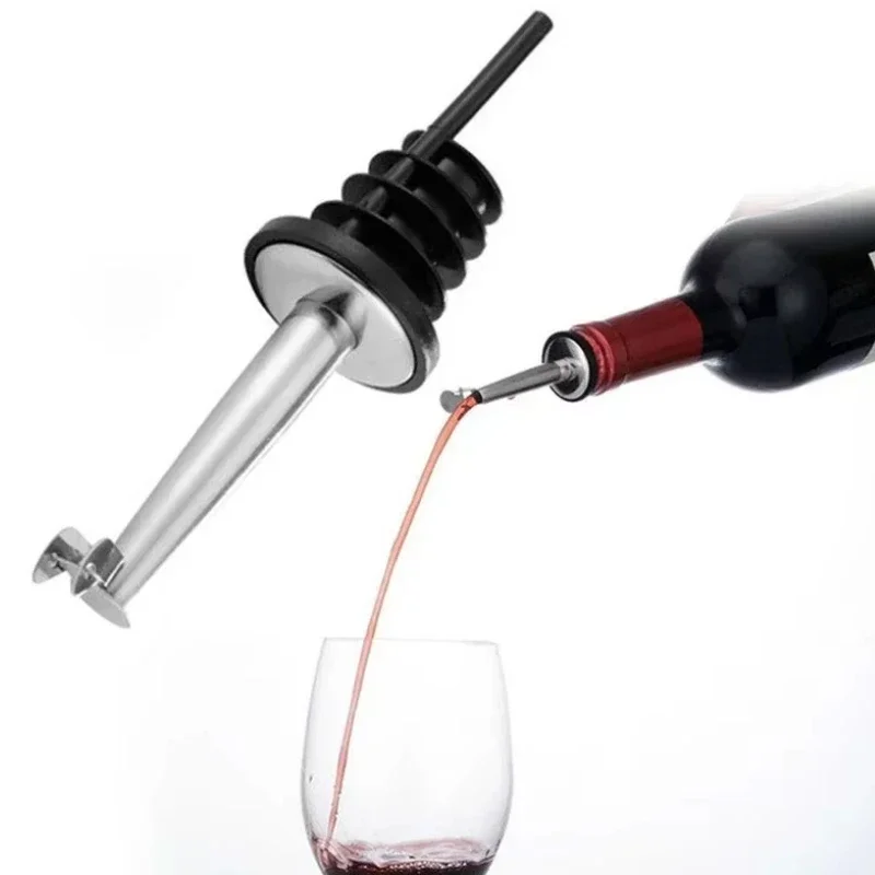 

Wine bottle nozzles stainless steel oil filler corks wine olive oil glass bottle nozzles corkscrew dispensers kitchen utensils
