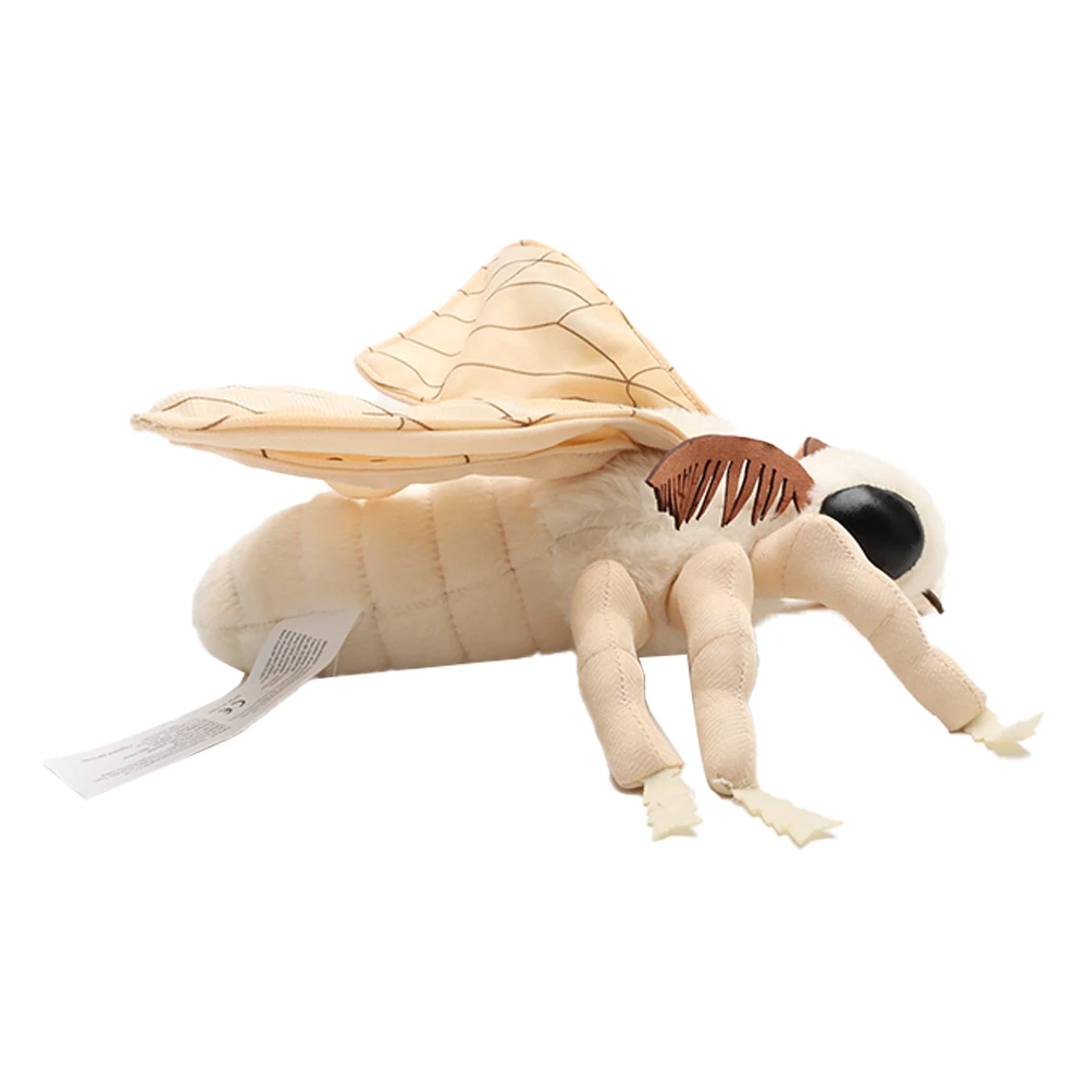 25 سنتيمتر لطيف الحشرات دودة القز العثة ألعاب من القطيفة الدقة دودة القز بلوشي الحشرات الحيوانات محاكاة محشوة دمية Kawaii لعبة الاطفال اللعب #3