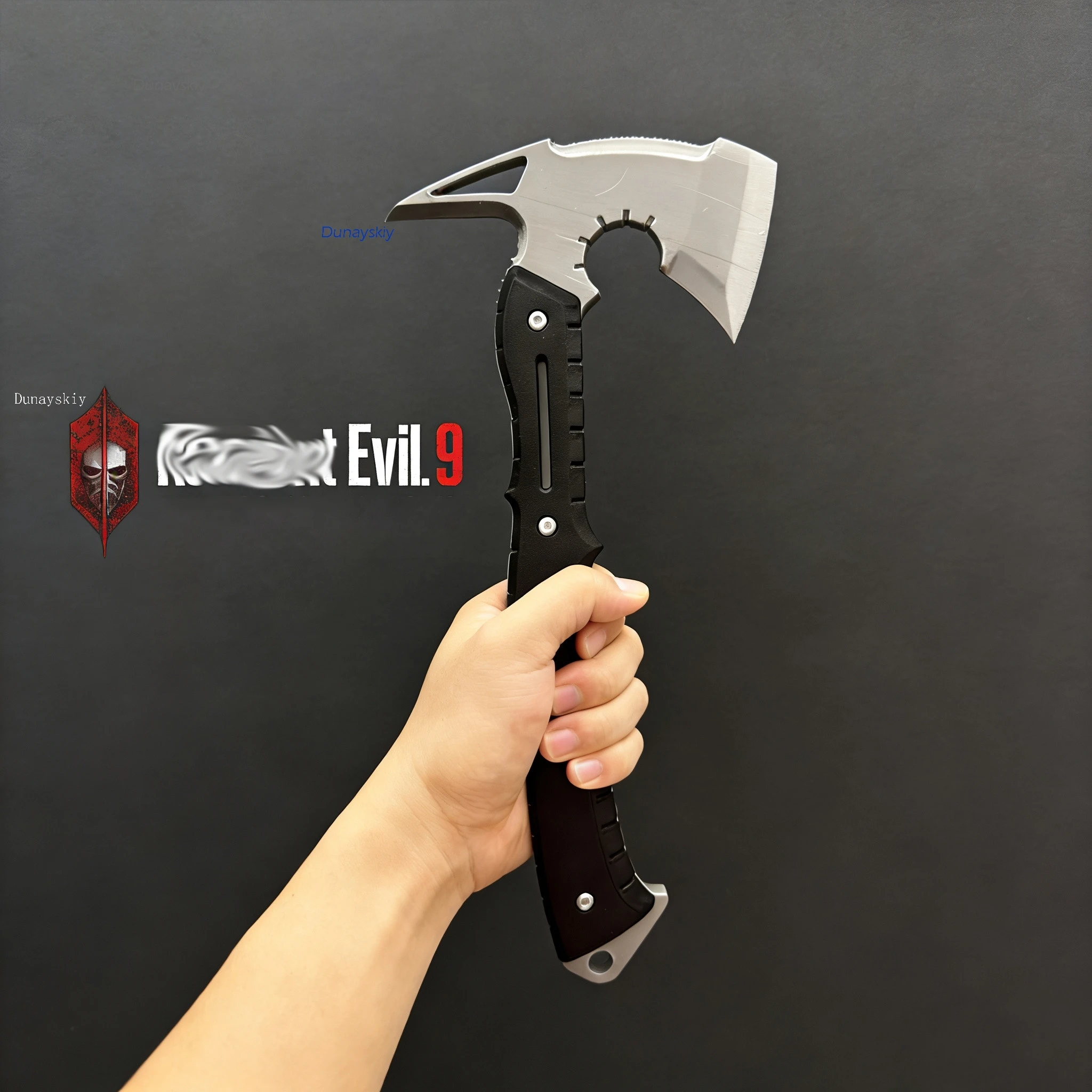 Accesorios de Impresión 3D para Disfraz de Leon Cosplay Evil Requiem, Hacha de Batalla de Leon Reon, Scott S. Kennedy, Halloween
