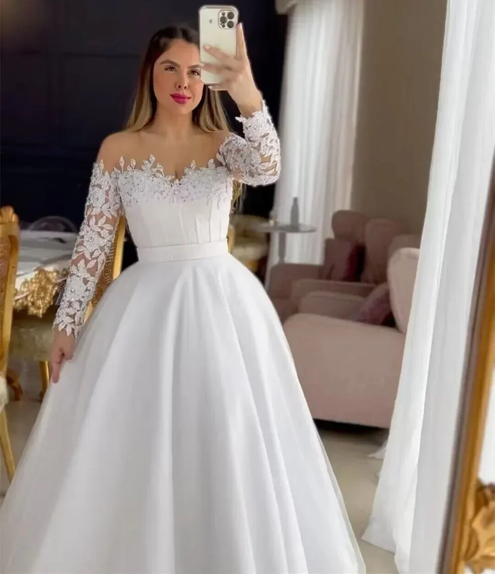 Schatz Prinzessin romantisches Hochzeits kleid plus Größe Spitze Applikation bodenlangen Strand Hochzeit Braut Party kleid