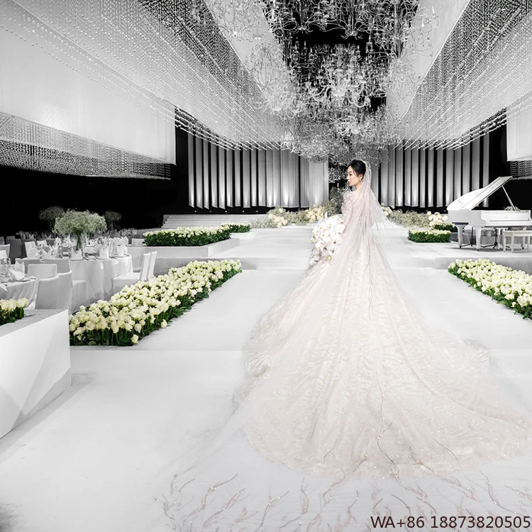 

Светодиодная люстра, креативный дизайн, лампы, декор зала, роскошные люстры, банкетный зал, свадебный светильник