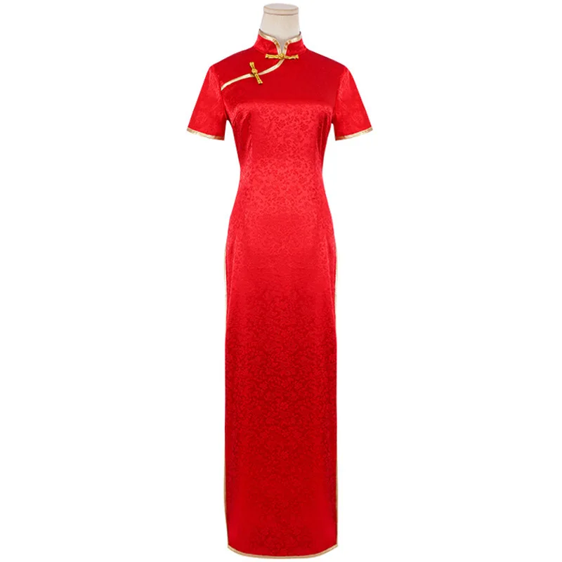 Rotes Qipao Cosplay Kostüm für Frauen Halloween Par ED Sle Chain Saw Man Thema Chinesische traditionelle Kleidung Fem Faion