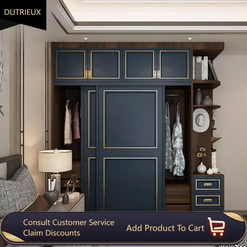 

Sliding Doors Design Wardrobes Wood Nordic Modern Wooden Home Bedroom Wardrobe Storage Luxury Guarda Roupa House Accessories