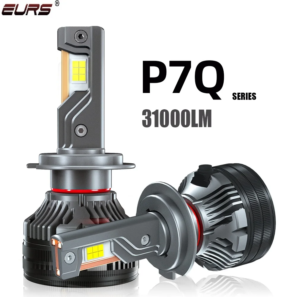 

EURS 2PCS H4 H7 LED Car Headlight H1 H3 H4 H7 H8 H9 H11 9005 9006 9012 Auto Led Fog Lamp 120W 20000LM Motorcycle Headlamp 12V