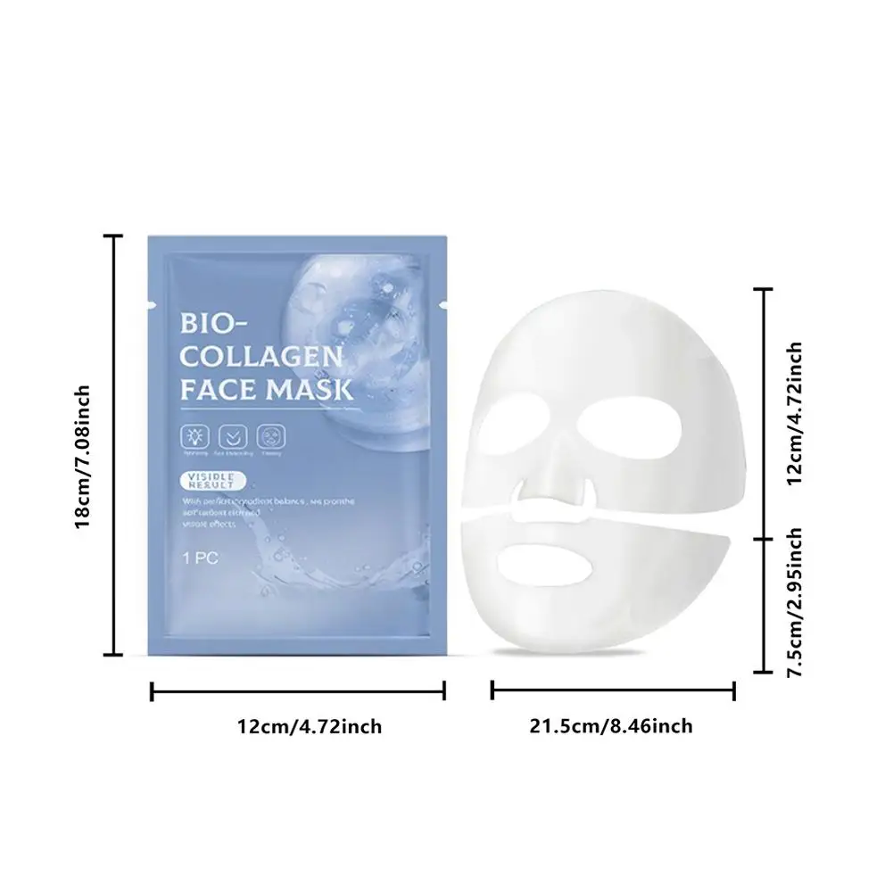 New Bio-Collagen Real Deep Moisturizing Mask Anti Aging Night Mask Firming Nourish Brightening Skin Care