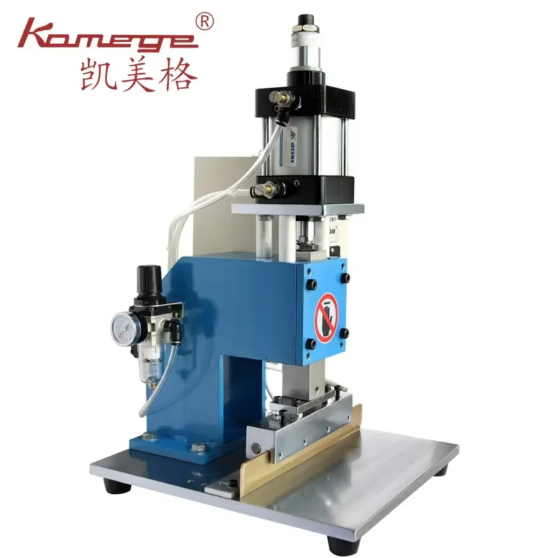 Kamege XD-333 Pneumatic Leather Crimping Machine for Leather Wallet