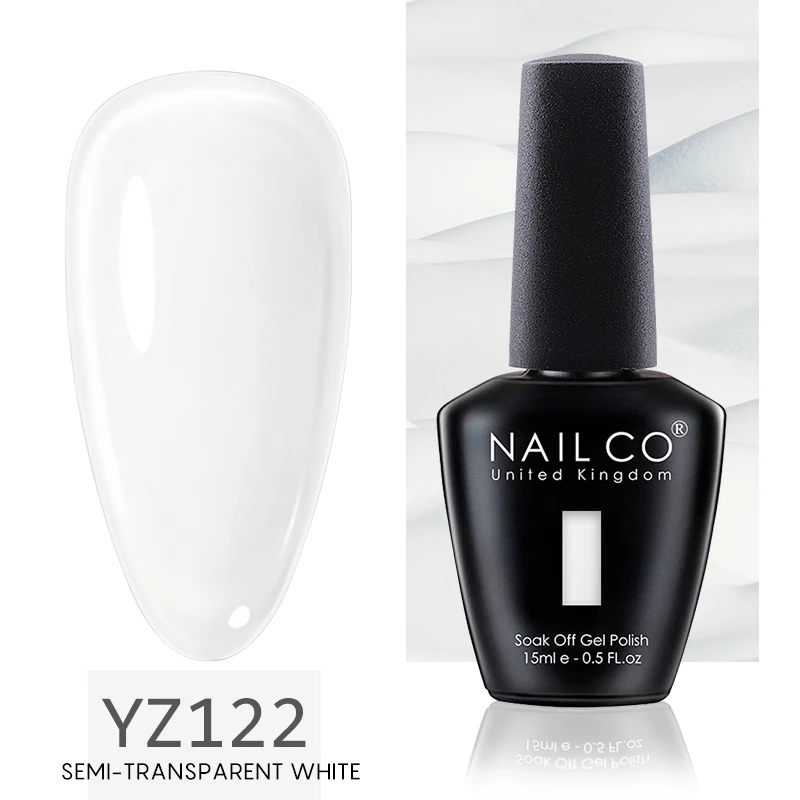 Nailco 15ミリリットル爪ためsemipermanentソークオフuv ledワニスベーストップコートジェルマニキュア