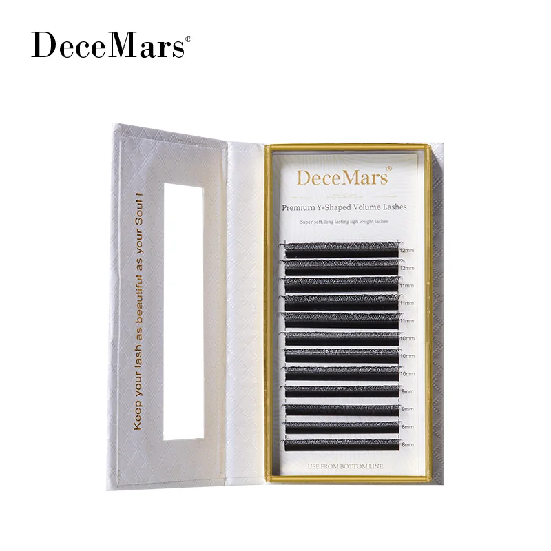 DeceMars YY Eyelash Extension 6mm-18mm Length Black