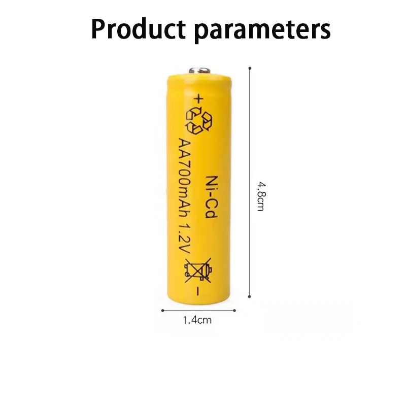 New 1.2V AA Small capacity, big power Rechargeable Battery used in wireless mice, remote controls, toys, electronic scales, etc