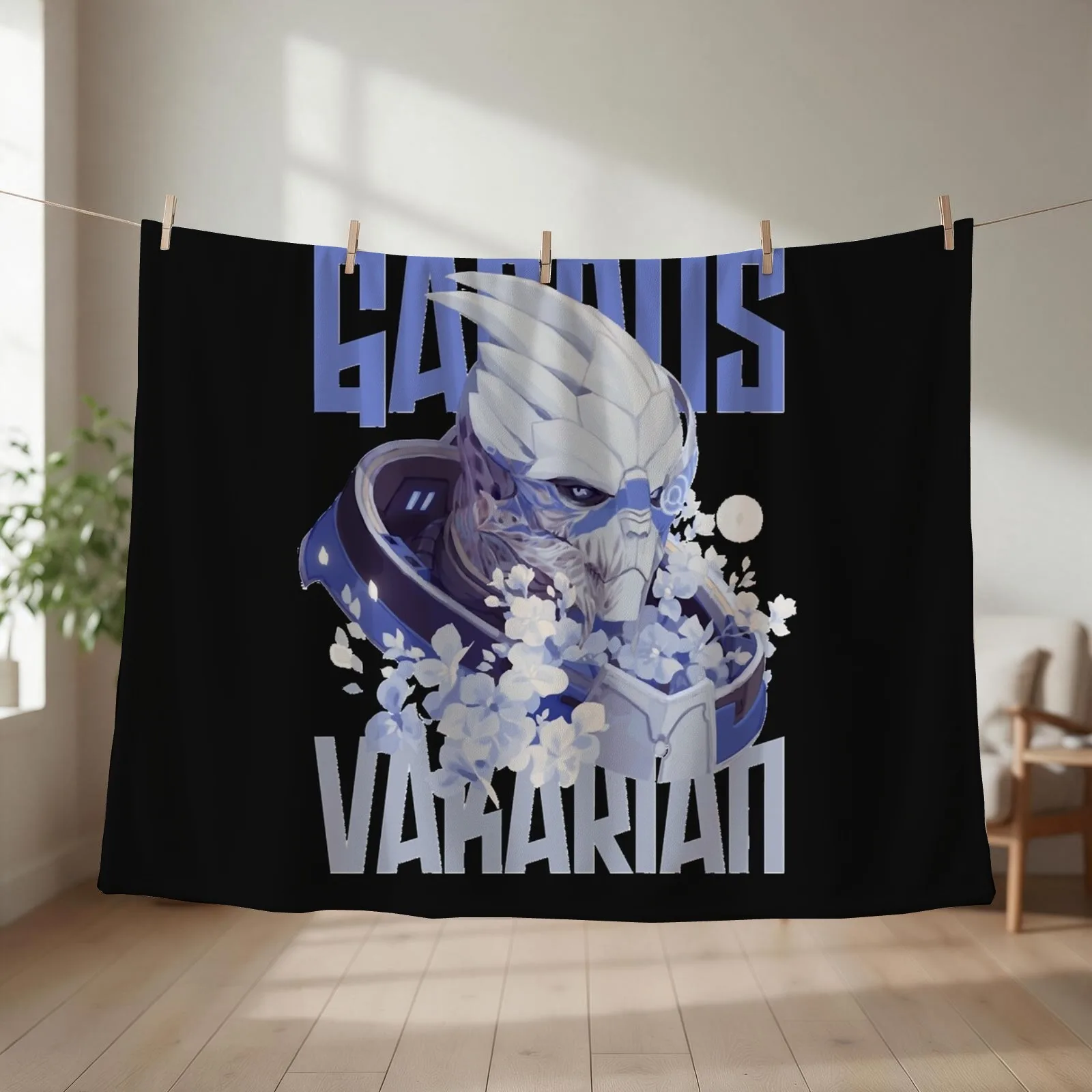 GARRUS VAKARIAN Classic T-Shirt Throw Blanket Personalized Gift for sofa Fashion Sofas Luxury Designer Blankets
