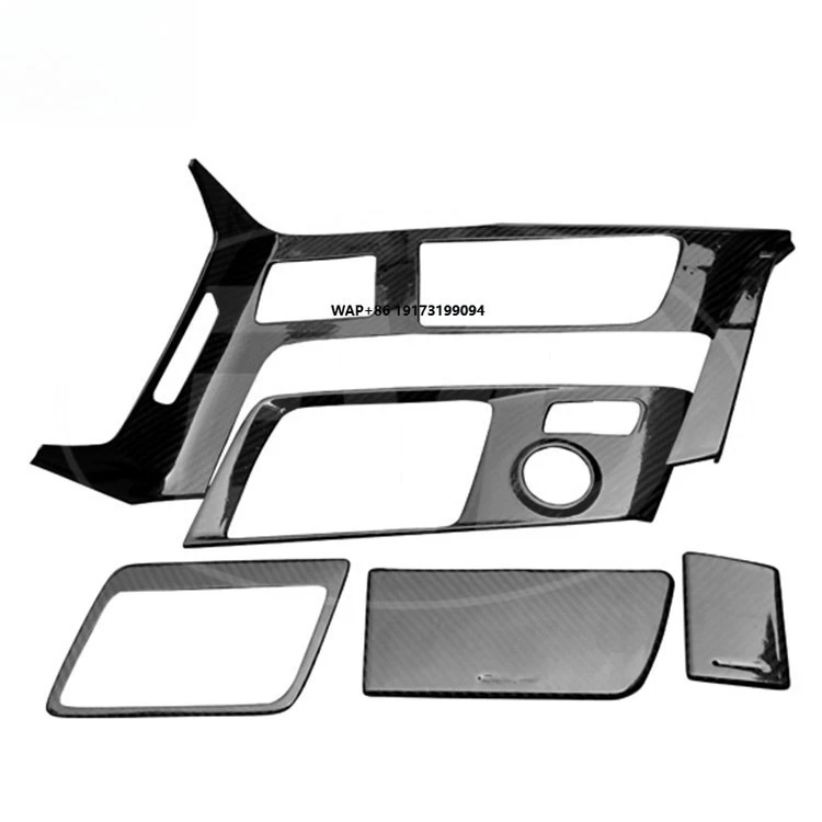 

For C-hevrolet Corvette C7 2014-2017 Carbon Fiber Center Console (5 Pcs)