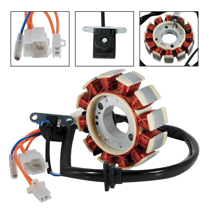 Motorcycle Ignition Generator Stator Coil For Italika ATV200 2020 2021 2022 2023 2024 2025 OEM:E05010065