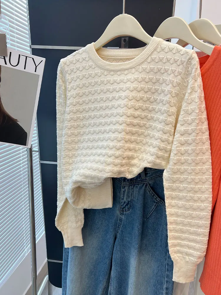 

Extra Fine Soft Camere Knit круглый Ne Turtlene Long Sve Autumn New Sle Comfortable Ele Feel с цветочной вышивкой B...