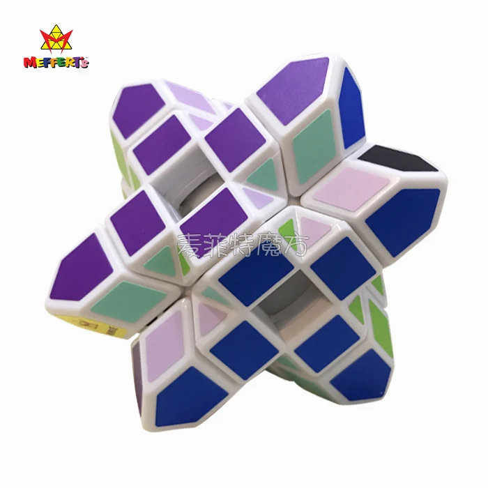 Meffert's شكل غريب لغز مكعب حقيقية توني جوفاء التدريجي قطري الدورية المكعب السحري للطلاب والكبار هدية للأطفال