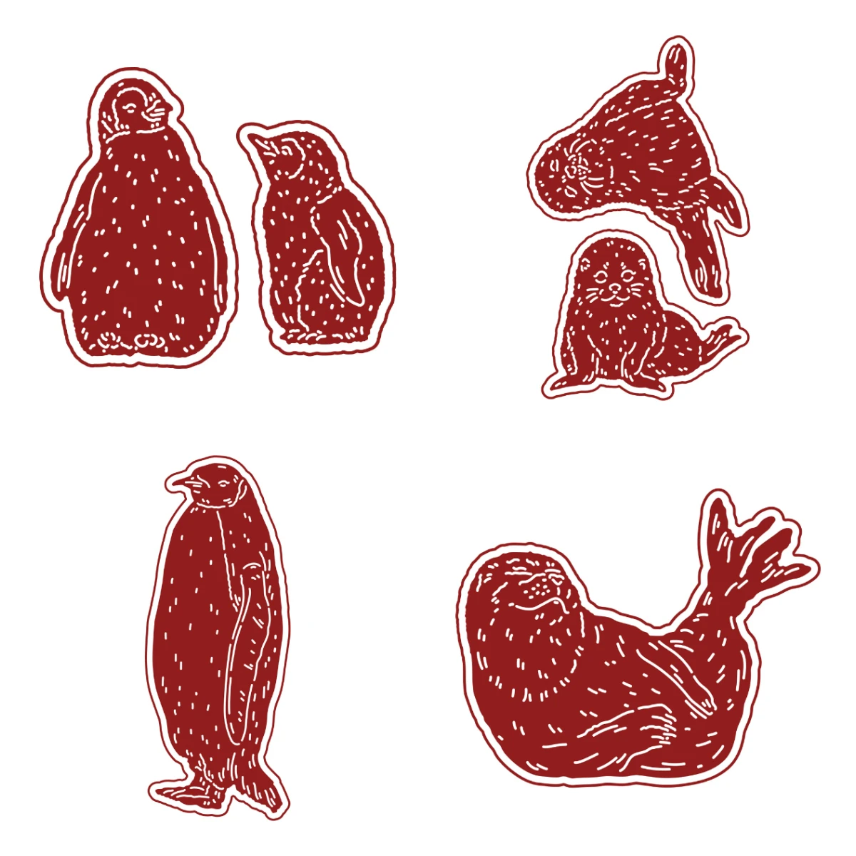 Metal Cutting Dies Decoration Scrapbook DIY Paper Card Album Mould Embossing Craft New Arrival Waddlesworth Die Set