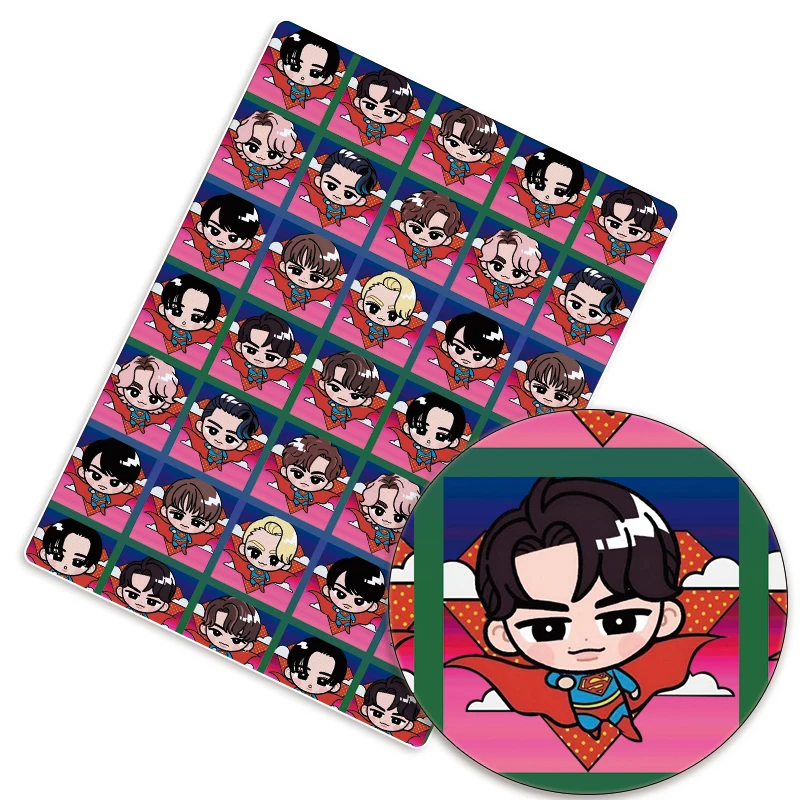 الكلاسيكية الكرتون DIY نسيج القطن البوليستر القطن اليد مخيط ومرقعة مبطن فستان طفل الستار Dresshome الطباعة شعبية