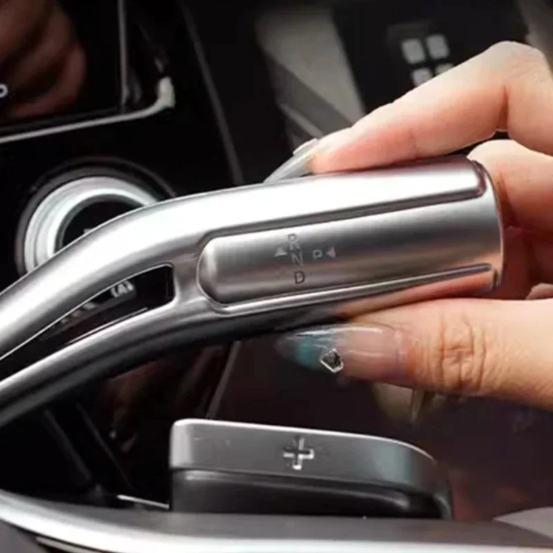 For Mercedes Benz E Class W214 S214 2024-2026 ABS Carbon Fiber Car Steering Wheel Wiper Cover Trim Interior Car Accessories
