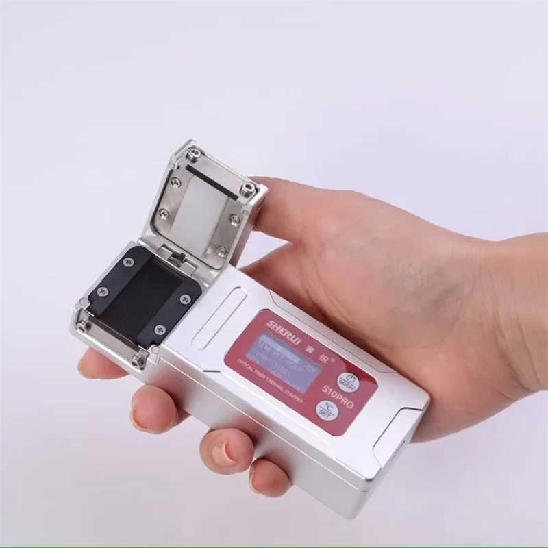 

Optical Fiber Thermal Stripper S10 Pro, Hot Jacket Remover Ribbon Fiber Stripper Multifunctional