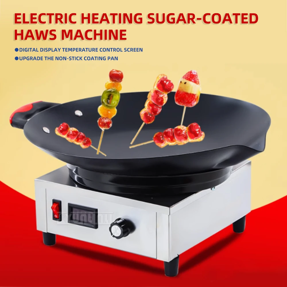 Yunlin Li Commercial Sugar-coated Haws On A Stick Machine Stalls Electric Heating Digital Traditional Chinese Snack Equipment