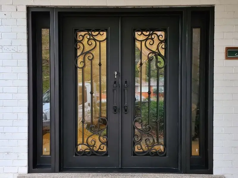 Pre-Hang Factory Wrought Iron French Doors Iron Door Designs Wrought Iron Door