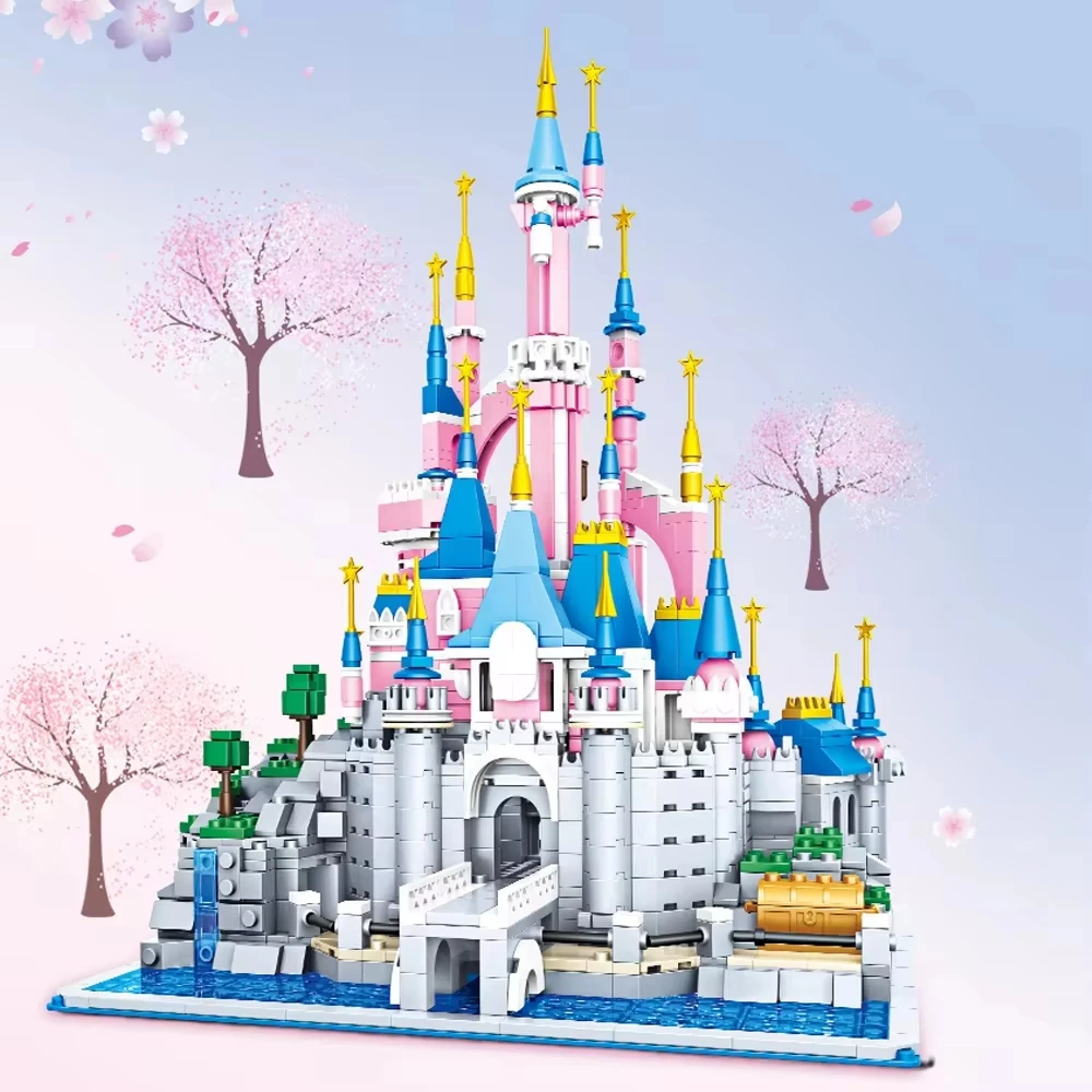 Blocs de construction créatifs pour filles, conte de fées, château de rêve, Architecture, modèle MOC, jouets pour amis, cadeaux d'anniversaire pour enfants, 1816 pièces
