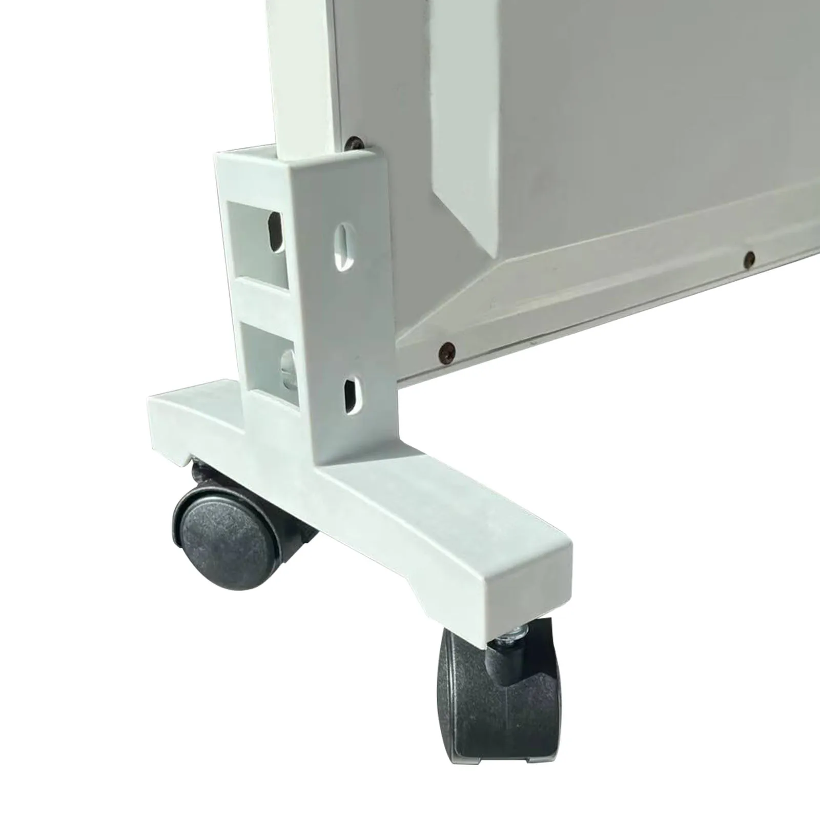 For infrared heater foot bracket with adjustable stand and 360 degree swivel wheels for flexible placement and secure support