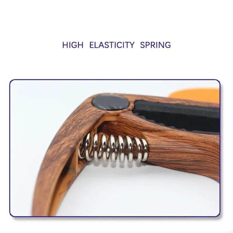 

6-струнная акустика и электрогитара капо гитарная настройка Clamp Guitar Capo Nonslip Tone Clip Guitar.
