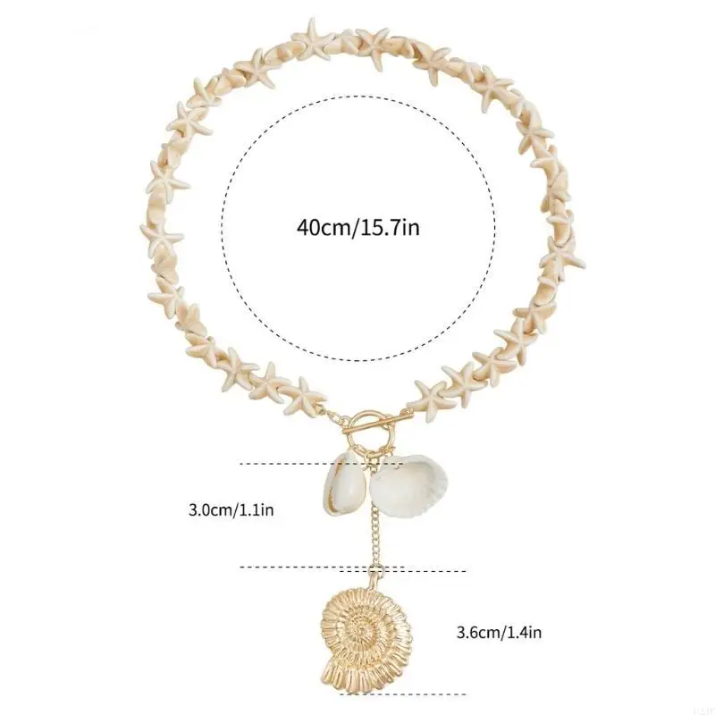 Kette Halskette Strand Urlaub Schmuck anheitige Halskette für verschiedene Anlässe – Detail 6