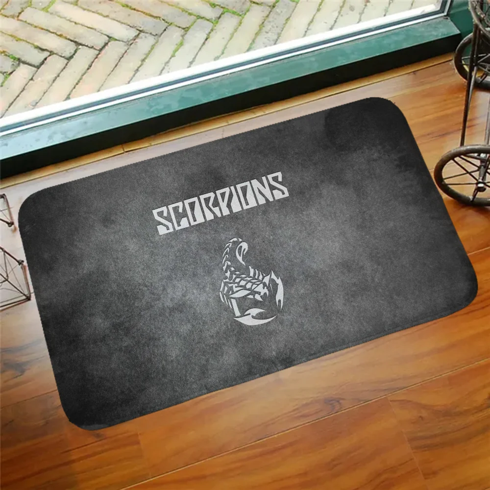 Scorpions Band Things to the House Entrance Mat Bedrooom Carpet for Kitchen Rug Bedroom Mats Carpets Custom Front Door Mat Home