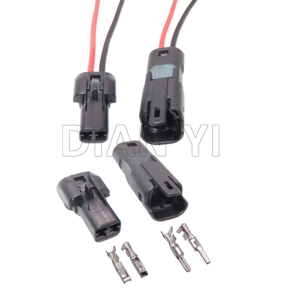 1 Set 2 Way Starter Small Mini Auto Wire Cable Conenctor 52266-0211 52213-0211 522660211 522130211 Car Waterproof Socket