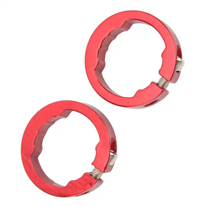 Bike Handlebar Grips Lock Rings Bike Grips Clamping Rings High Strength for 22.2mm Handlebar