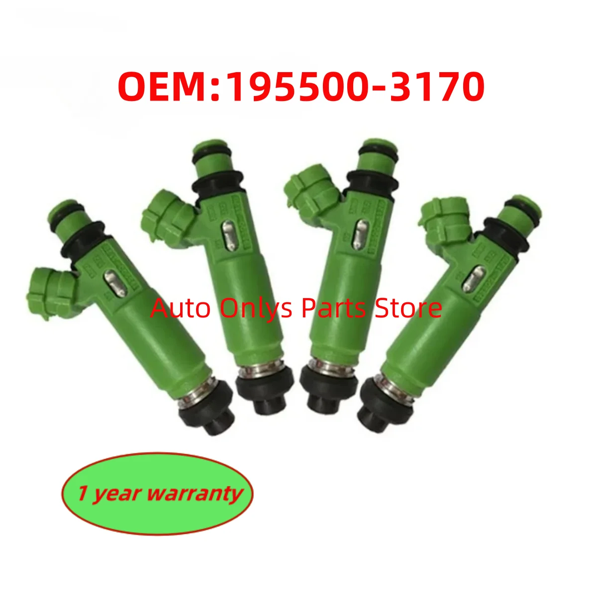 

4pcs High quality 195500-3170 New Fuel Injectors 1955003170 MD332733 for Mitsubishi Montero Sport 3.0L 6G72 1998-2003