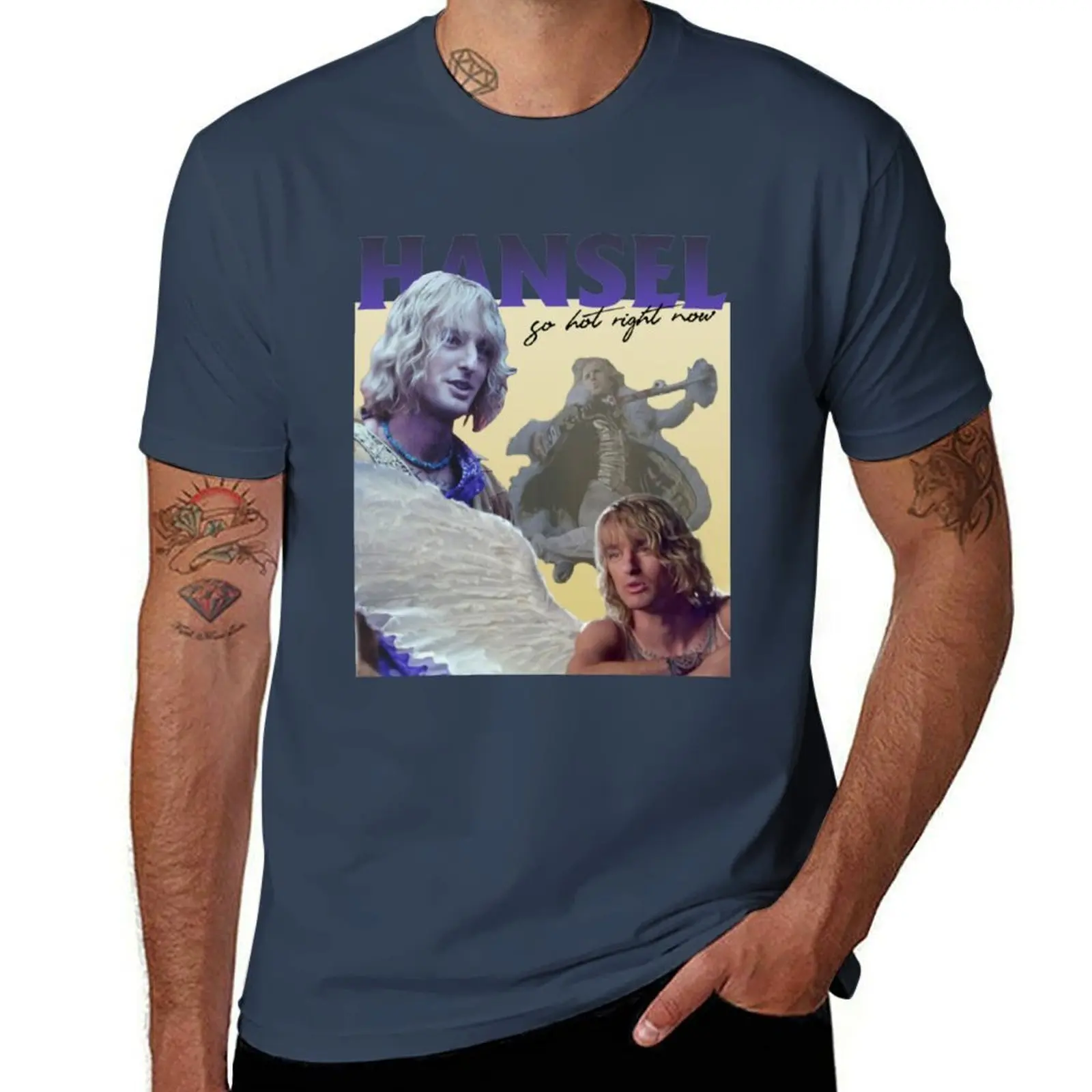 

Zoolander. Hansel, So Hot Right Now T-Shirt mens graphic t shirts black cotton t-shirt plain for man package T-Shirt