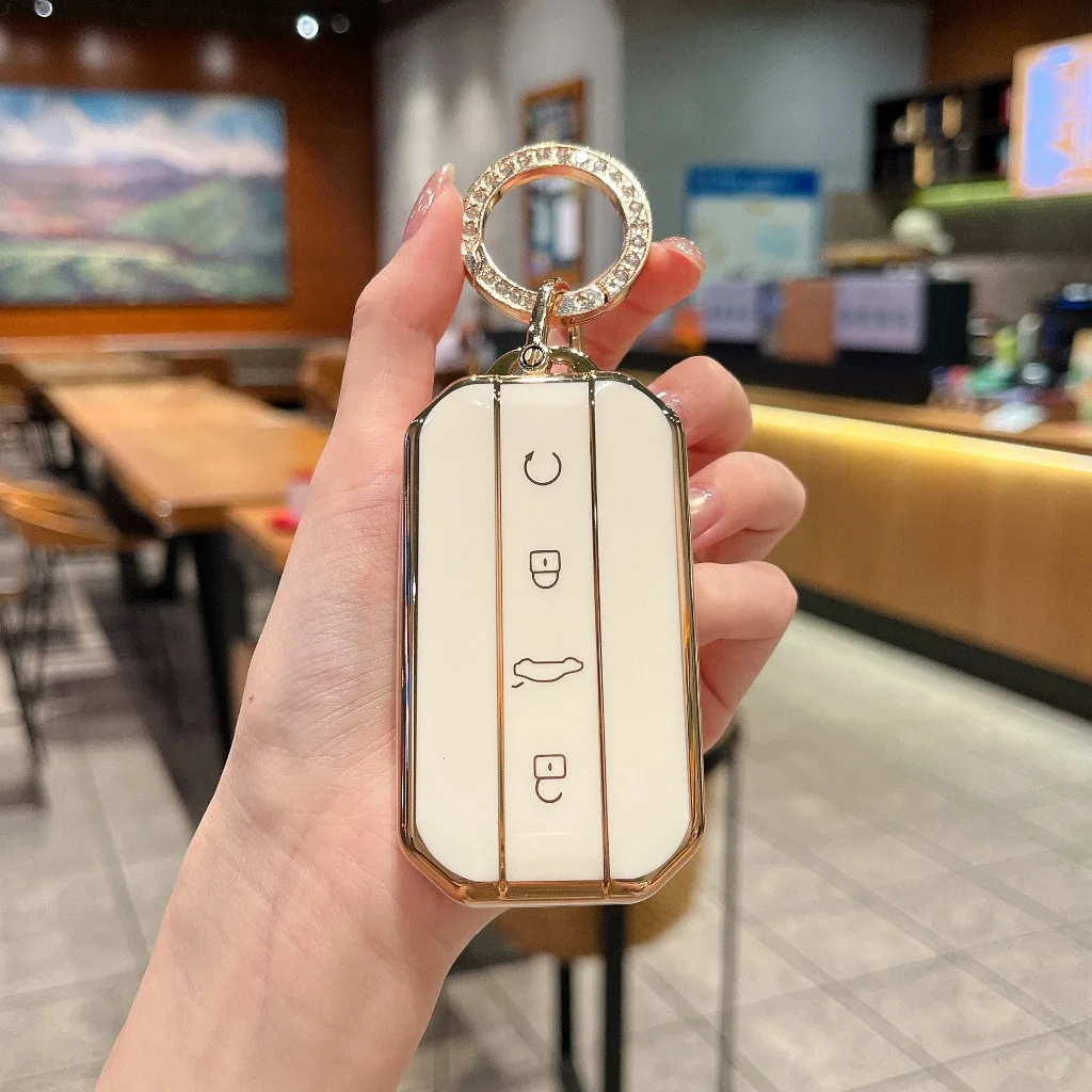 Für Chery Jaecoo 5 Jaecoo J5 Jaecoo 5 EV Weiche TPU Autoschlüssel-Hülle Schlüsselhalter Schlüsselanhänger Auto-Zubehör – Detail 4