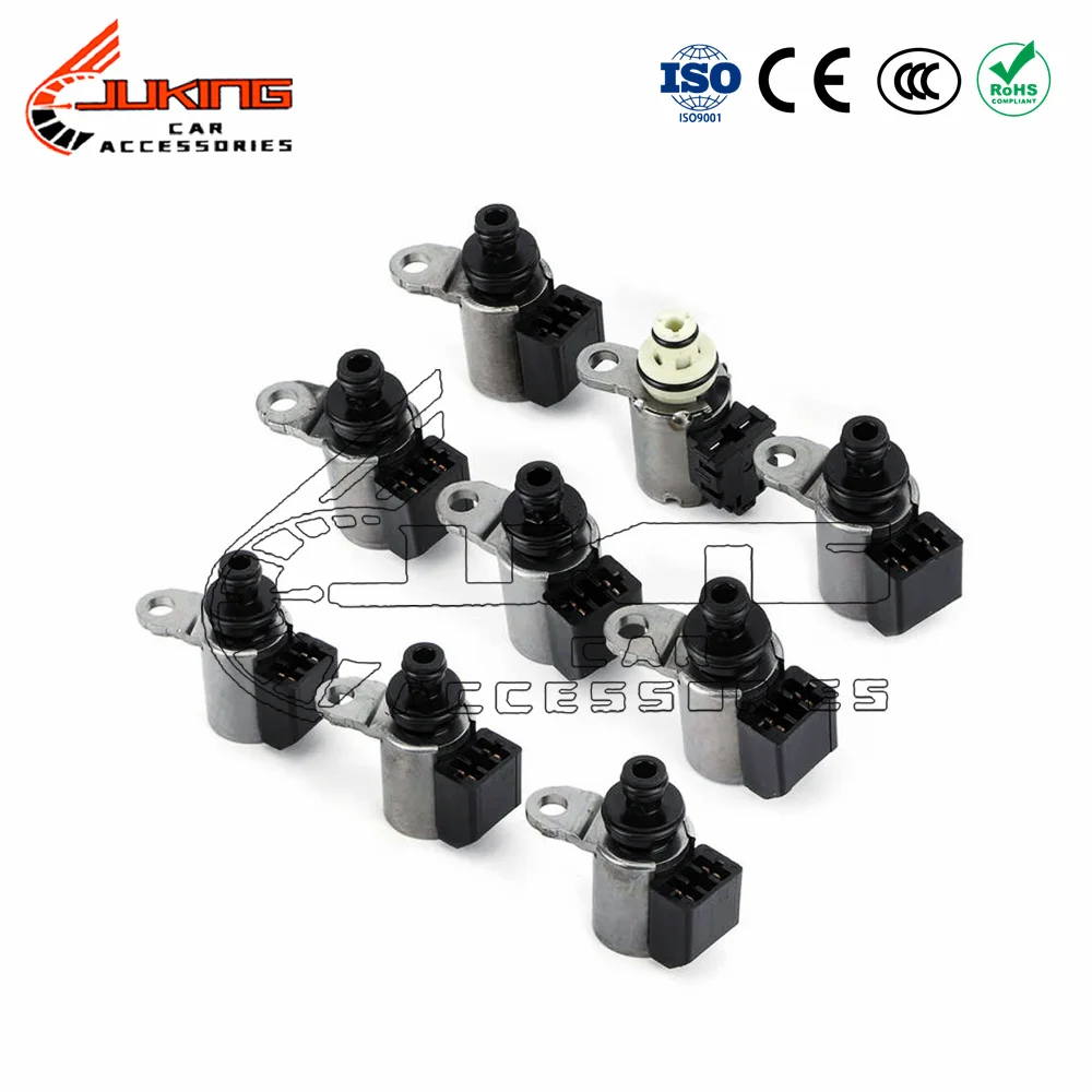 9pc -Brand Transmission solenoid RE7R01A JR710E JR711 CVT for for Nissan Pathfinder/Titan/Infiniti EX37/FX50/G37/370Z